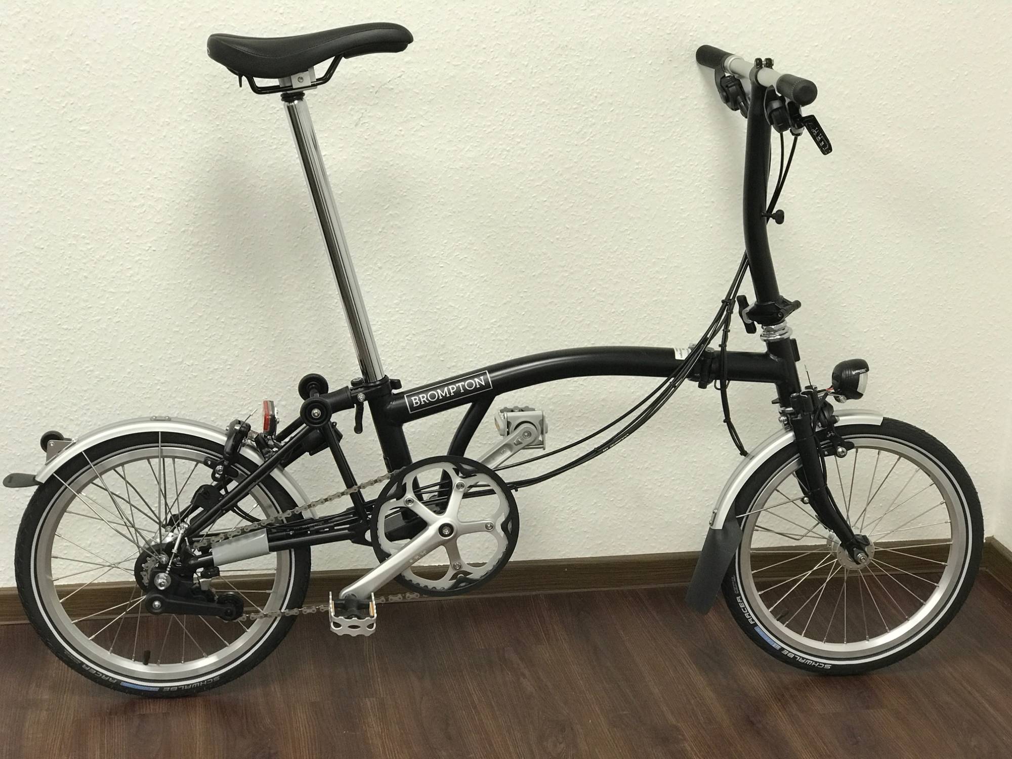 Brompton S6LD schwarz Faltrad Klapprad