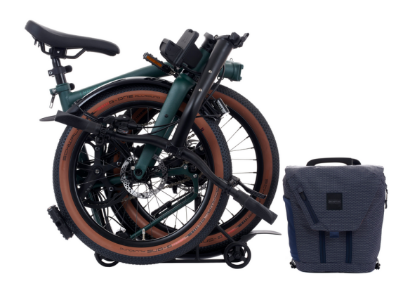 Brompton Electric G Line Forest Green mittlerer Lenker