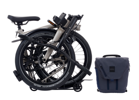 Brompton Electric G Line Traildust white hoher Lenker Lenker