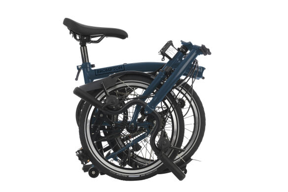 Brompton C Line Explore Ocean Blue Blau Mittlerer Lenker