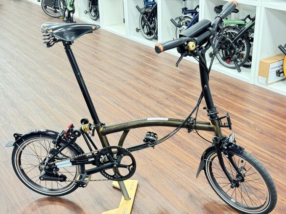 Brompton XXS Edition Black Lacquer Mittlerer Lenker