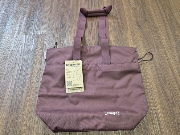 otinga Shopper V2 Einkaufstasche aubergine-rot