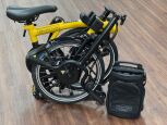 Brompton Electric C Line Explore (12Gang) Bumblebee Gelb Hoher Lenker