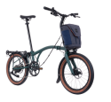 Brompton Electric G Line Forest Green tiefer Lenker