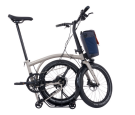 Brompton Electric G Line Traildust white mittlerer Lenker