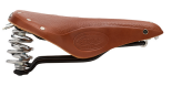 Brooks B67 Leder Sattel mit Federung breit Honey