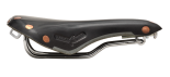 Brooks Swift Ledersattel Schwarz